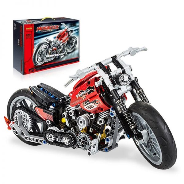 Decool 3354 374pcs Technic Series Simulation motorcycle Model Building Block set Bricks Toys For children Boy - DECOOL