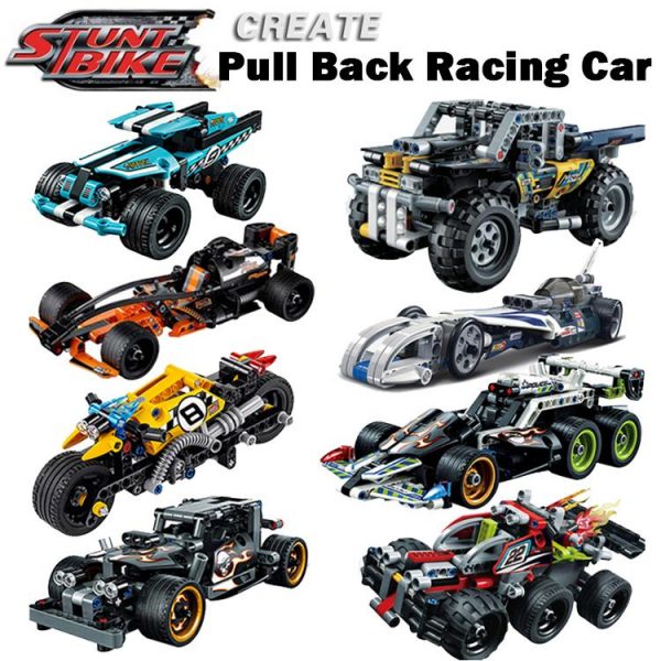 Decool legoings Pull Back Technic Car Racer MOC Truck DIY building blocks kids toys for children 753775df eb52 4c97 bbeb d8d2f5ebb059 - DECOOL